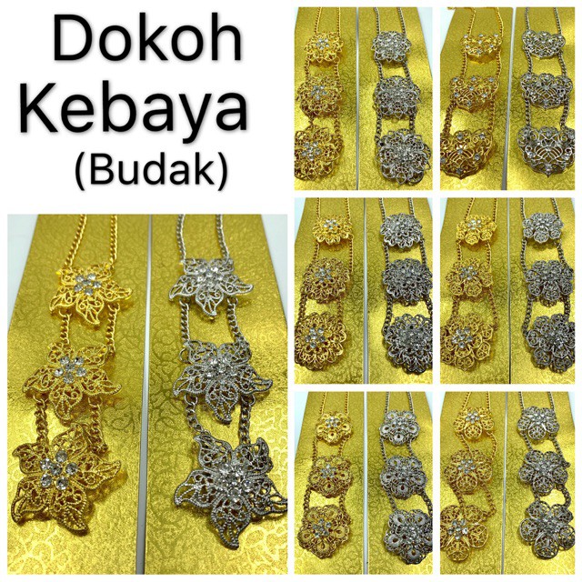 Accessories 🔥NEW🔥Brooch Dokoh Kebaya Berantai (Budak) | Shopee Malaysia