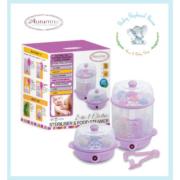 Autumnz In Premium Electric Sterilizer And Food Steamer/Dryer