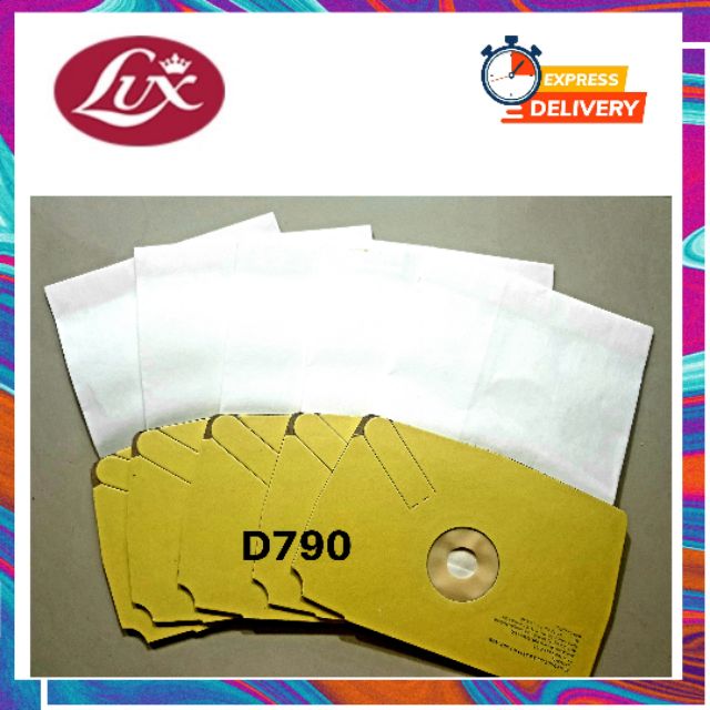 Lot De 10 Sacs D'aspirateur Pour Lux Royal D795 - Microfibre, Compatibles - Marque Vhbw, Neuf