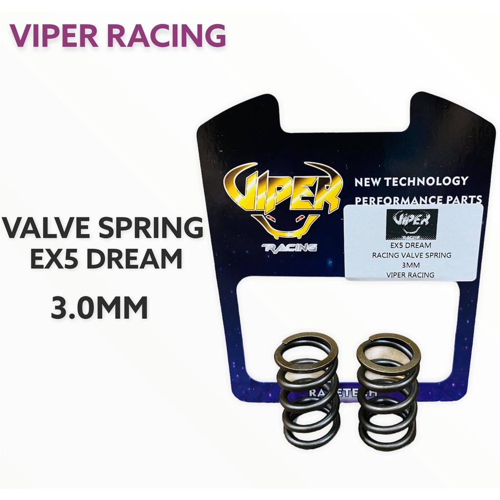VIPER RACING VALVE SPRING EX5 DREAM CLASS WAVE 100 BONUS ( 3.0 X 38MM