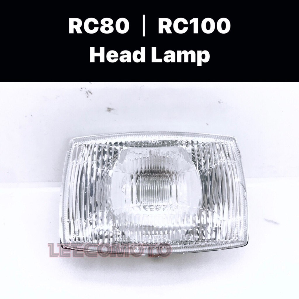 Suzuki RC80 RC 80 RC-80 RC100 RC 100 RC-100 Front Head Lamp Head Light ...