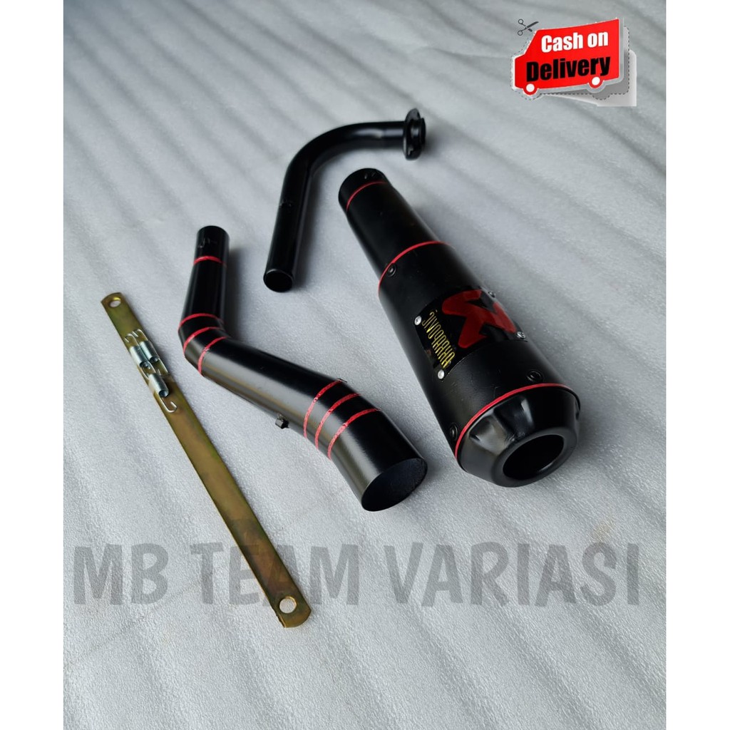 MERAH Latest scopy racing exhaust - genio akrapovic gp lorenzo Red Trim ...