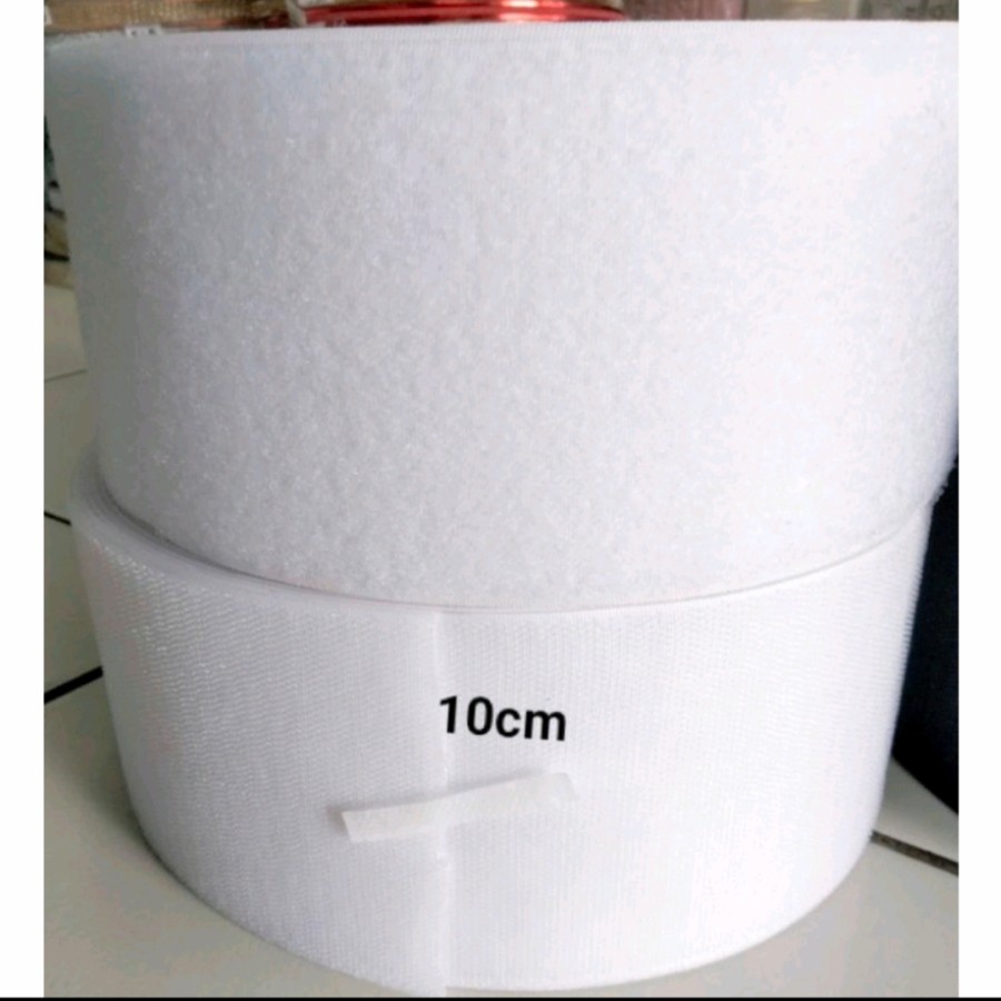 Velcro Strap/Magic Tape Fabric Adhesive Uk 10mm/10cm (Per Meter