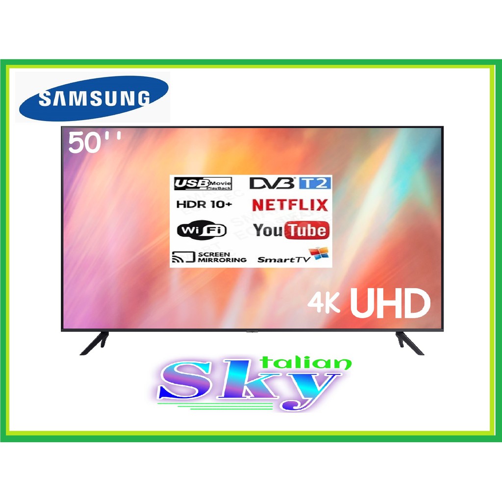 SAMSUNG 50" INCH UHD 4K SMART TV UA50AU7000KXXM | Shopee Malaysia