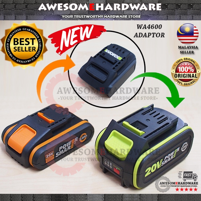 Worx 20v battery online compatibility