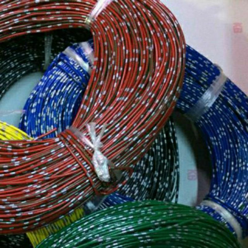 Japanese electrical wire 0.5mm 1kg is about 140 meters long | Shopee ...