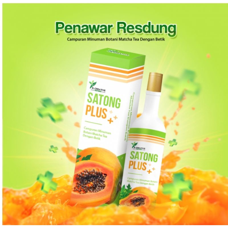 SATONG PLUS MINUMAN BOTANI PENAWAR RESDUNG / SINUS | Shopee Malaysia
