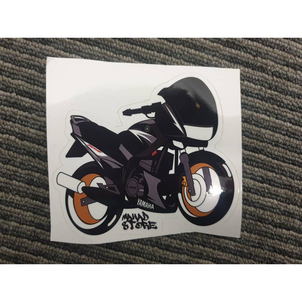 YAMAHA RXZ CATALYZER STICKER KARIKATUR PELBAGAI WARNA!! LIMITED EDITION ...