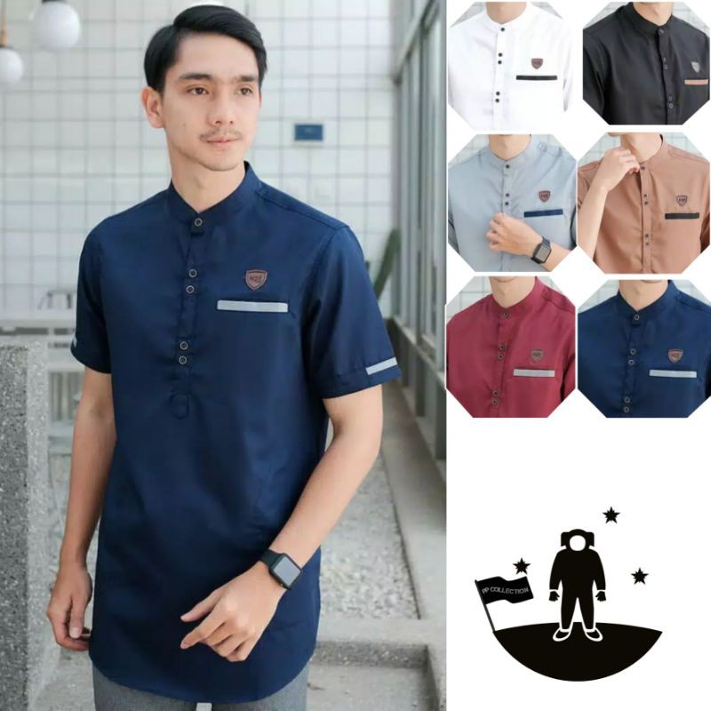 Koko Shirt For Muslim Men Gus Azmi Moslem Muslimin Combination Of ...