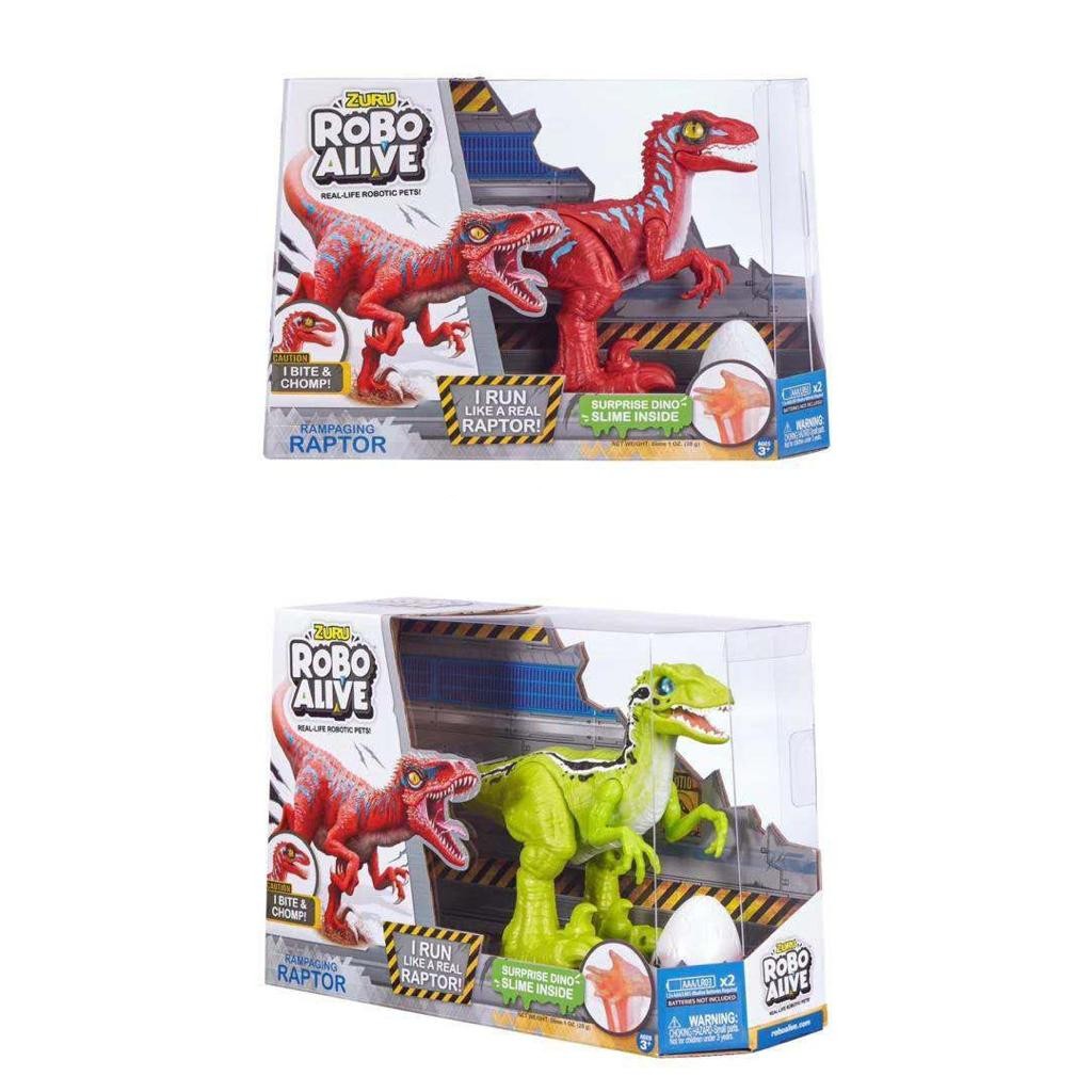 Robo Alive Rampaging Raptor Toy Robo Alive Rampaging Raptor Dinosaur ...