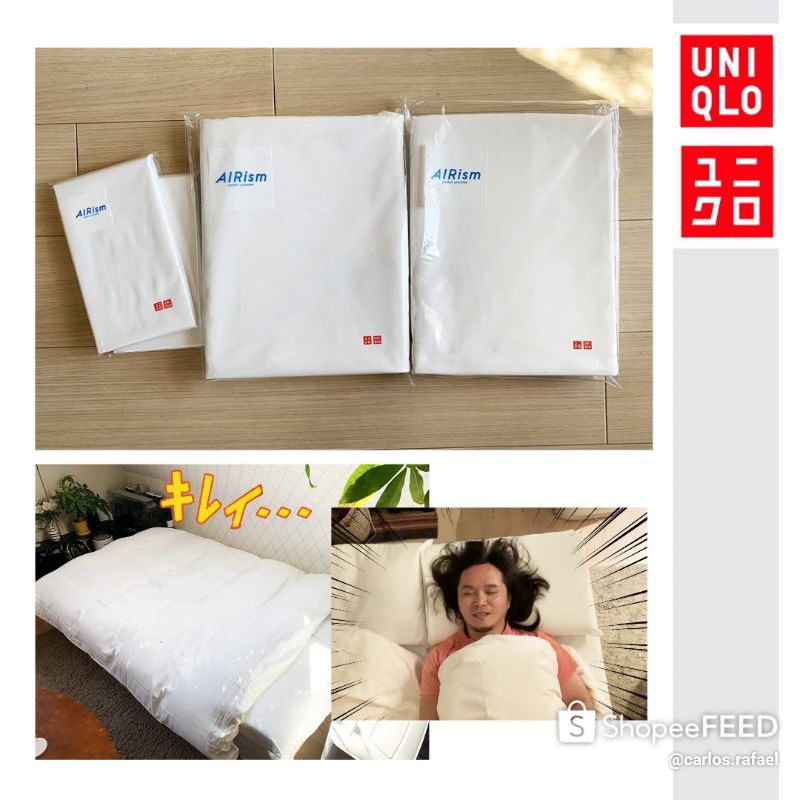 [Original] UNIQLO Japan AIRism Bed Collection Pillow Case/Bedsheet