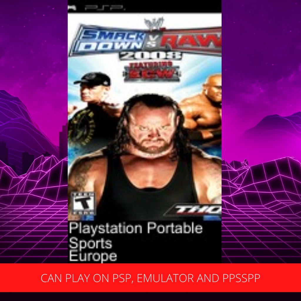 PSP ISO WWE SmackDown Vs. RAW 2010 Featuring ECW | Shopee Malaysia