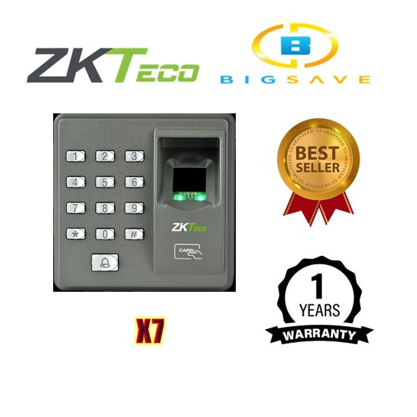 ZKTECO X7 SIMPLE FINGERPRINT ACCESS CONTROL TERMINAL Shopee Malaysia