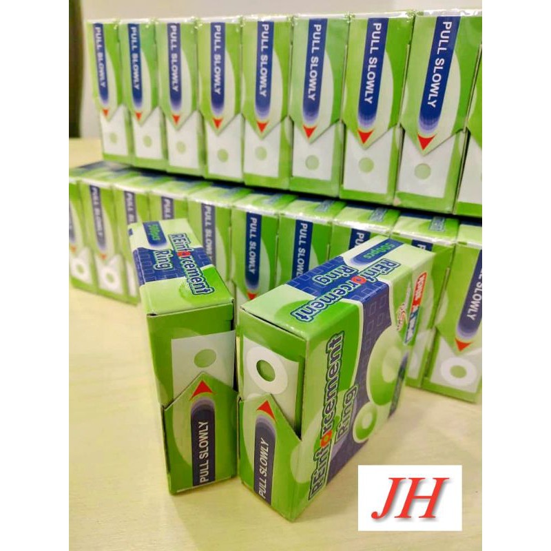 JOO HUAT PRIN 'N' STICK REINFORCEMENT RING 500'S Transparent / White ...