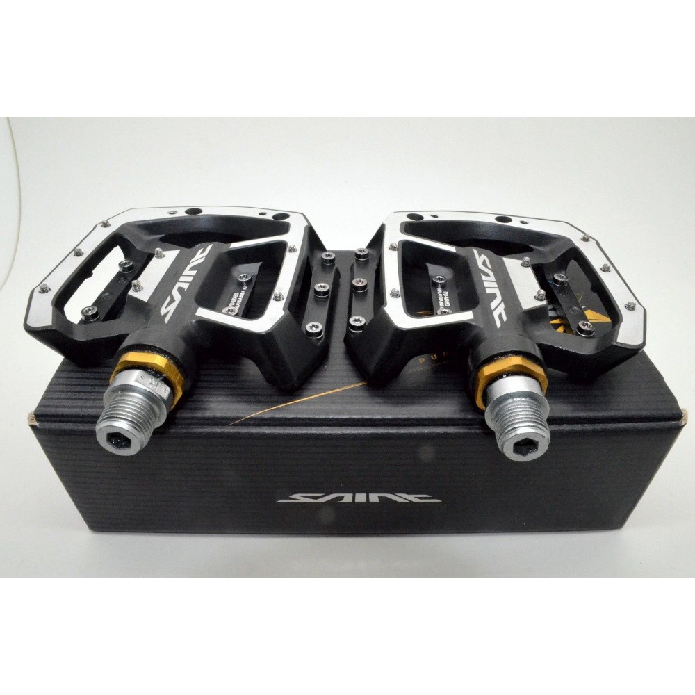 Shimano GR500 Flat Pedals - Durable Bike Pedals For Trail & Mountain Riding
