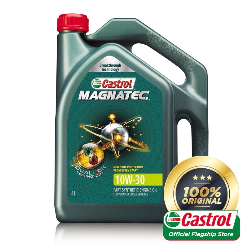 Engine Oil ( Castrol ) Magnatec 10W-30 ( 4 Litres ) | Shopee Malaysia