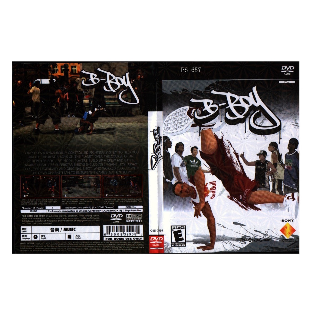 PS2 GAME COLLECTION B-BOY (ENGLISH VERSION) | Shopee Malaysia