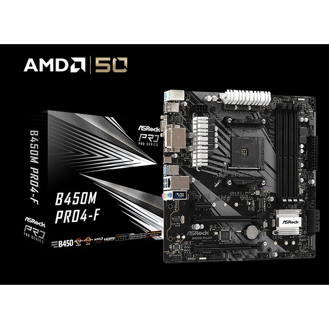 Asrock B450M PRO 4 F MATX Motherboard Shopee Malaysia