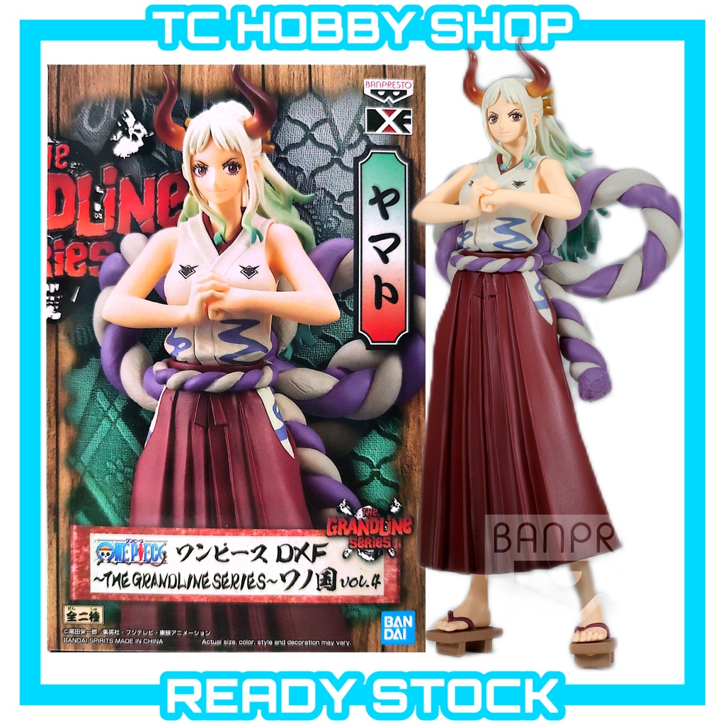 Banpresto One Piece - DXF Grandline Series - Wanokuni Vol.4 Yamato, Statua Da Collezione Ufficiale