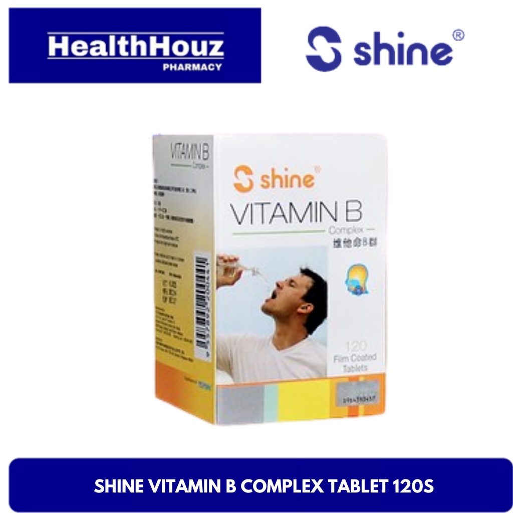 SHINE VITAMIN B COMPLEX TABLET, 120S Shopee Malaysia
