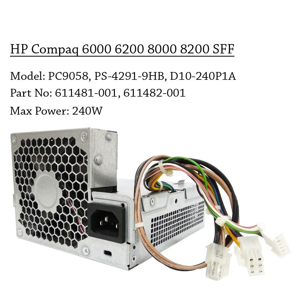 Generic Per 240W 6300 SFF 8300 503376-001 508152-001 611481-001 613762