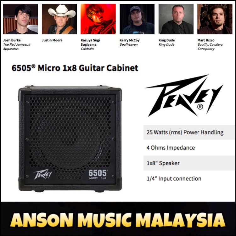 Peavey 6505 piranha on sale 1x8 cabinet