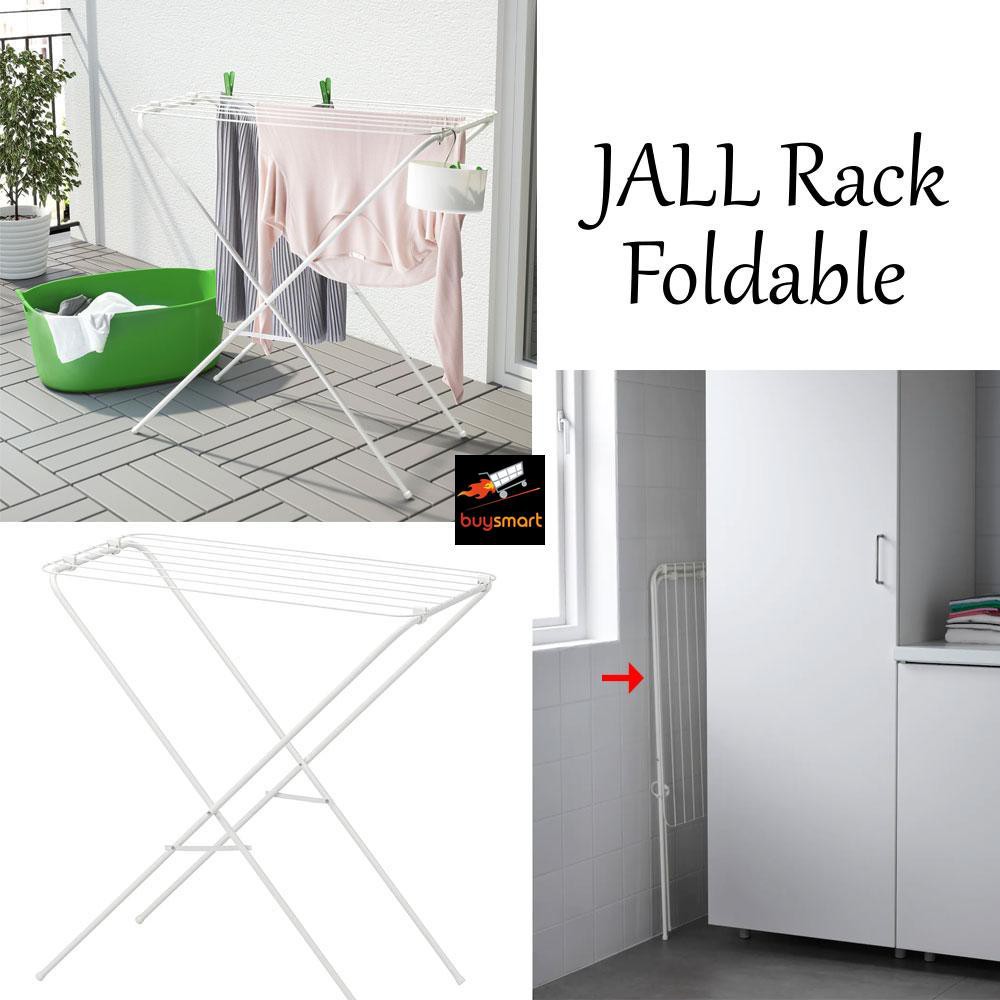 Ikea MULIG Clothes Bar Rak Baju Ikea RIGGA JALL Drying Rack Foldable