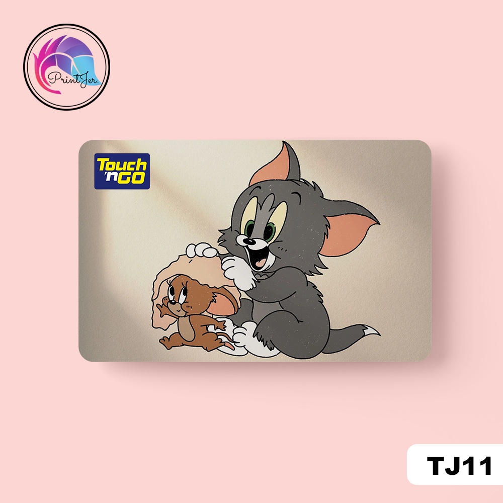Tom And Jerry ( SERIES 2 ) - Touch n Go Card Sticker Cover (Waterproof ...