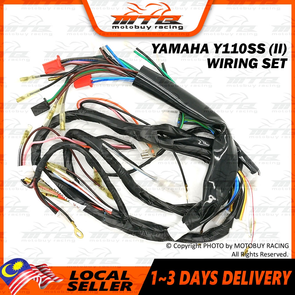 YAMAHA Y110SS (II) HIGH QUALITY WIRING SET | Shopee Malaysia
