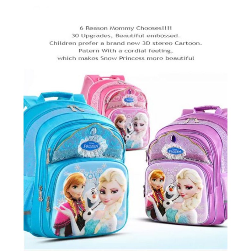 HOT ITEM BEG SEKOLAH FROZEN Shopee Malaysia