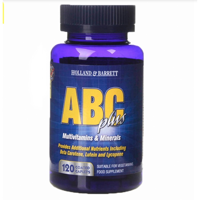 Holland & Barrett ABC PLUS MULTI+MINERALS 120S | Shopee Malaysia