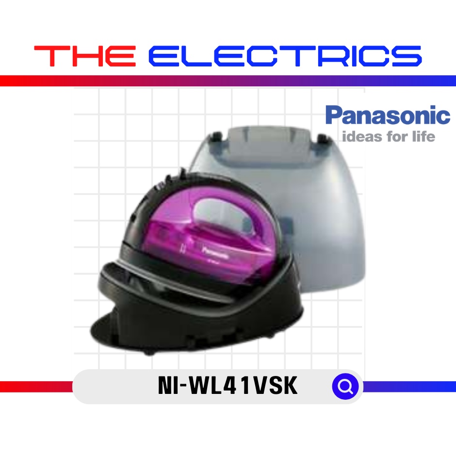 PANASONIC 1550W CORDLESS STEAM IRON NI-WL41 / NI-WL41VSK (WITH BOX ...