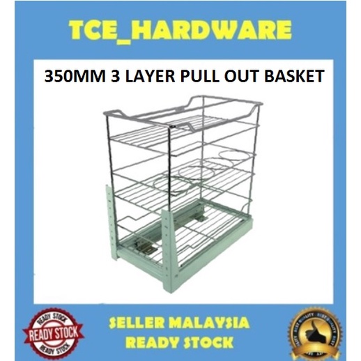 350mm / 400mm Multi-function Two or Three layers Pull Out Basket (Plate ...