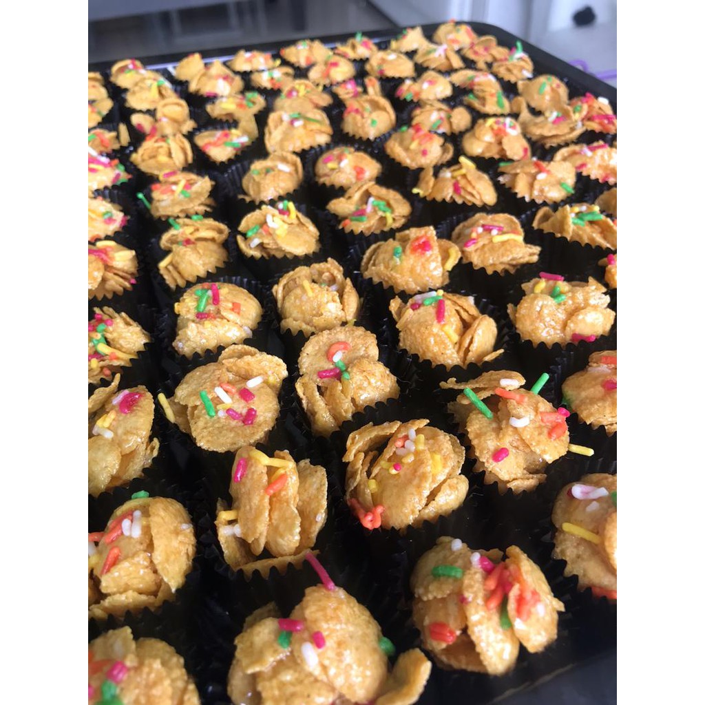 Kuih Raya Cornflakes Madu Homemade Shopee Malaysia