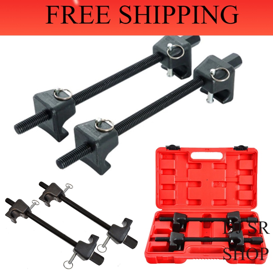 2pcs / 1 Pair Heavy Duty Macpherson Strut Coil Spring Compressor Clamp Set Remove Shock Absorber
