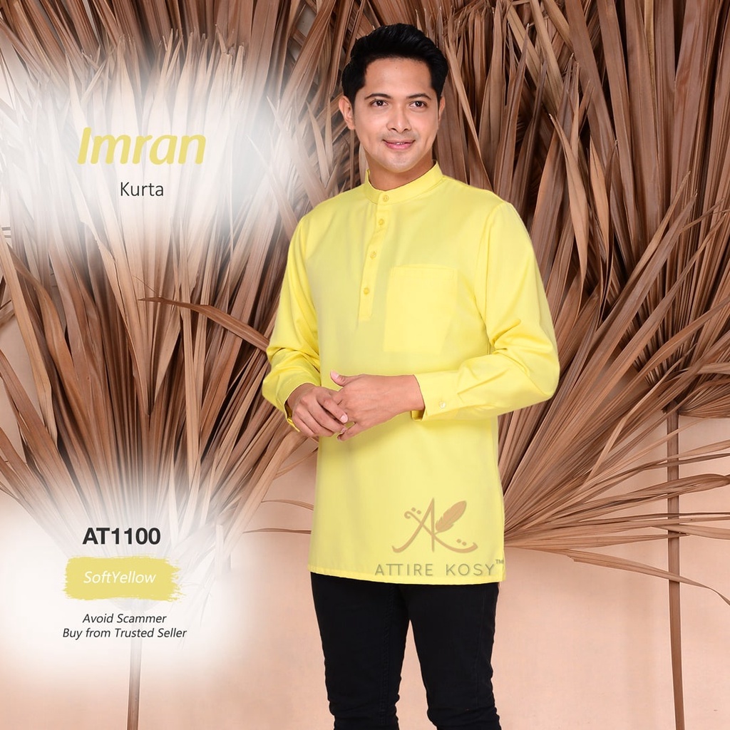 Baju Kurta Dewasa Raya Cantik Plus Size Kolar Cekak Musang Imran Kurta Warna 2 By Attire Kosy 7064