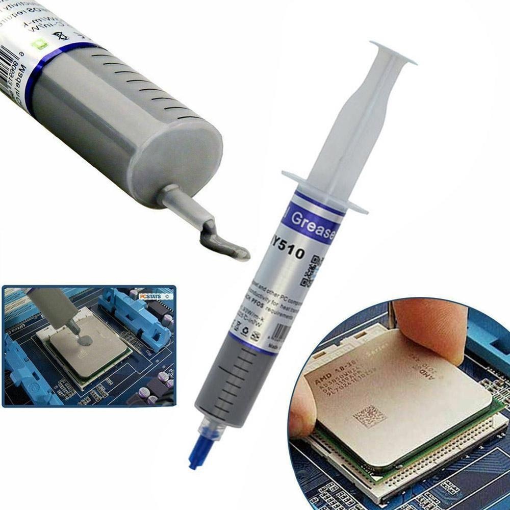 thumbnail image 2 of 2x 0.5g High Performance Silver Thermal Paste – CPU/GPU Compound, Gray, Blister Pack 2 of 6