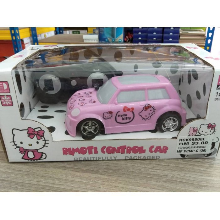 Hello kitty cheap remote control car