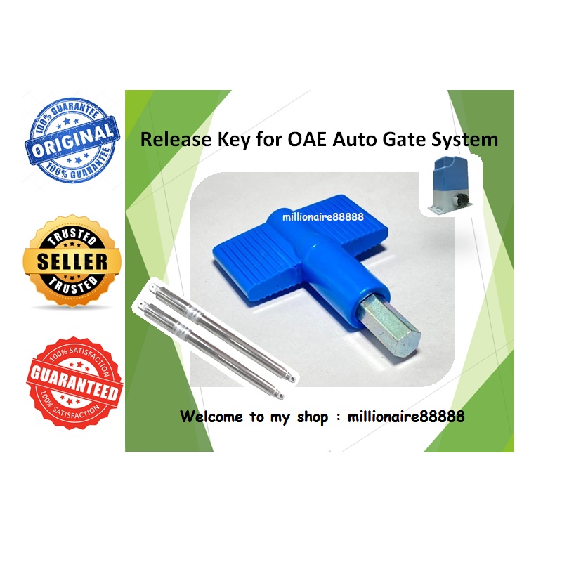 Release Key Allen Key for OAE Auto Gate System - Swing Folding 333 or ...
