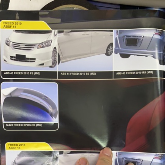 Honda freed 2010 2011 2012 mugen bodykit body kit front side rear skirt ...
