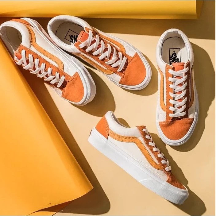 Vans style 36 retro 2025 amberglow gold skate shoes