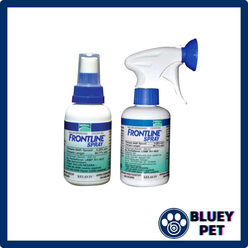 Frontline spray outlet for mites