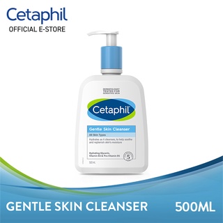 Cetaphil Gentle Skin Cleanser For Face & Body For Sensitive, Dry, Oily,  Combination Skin (500ml)