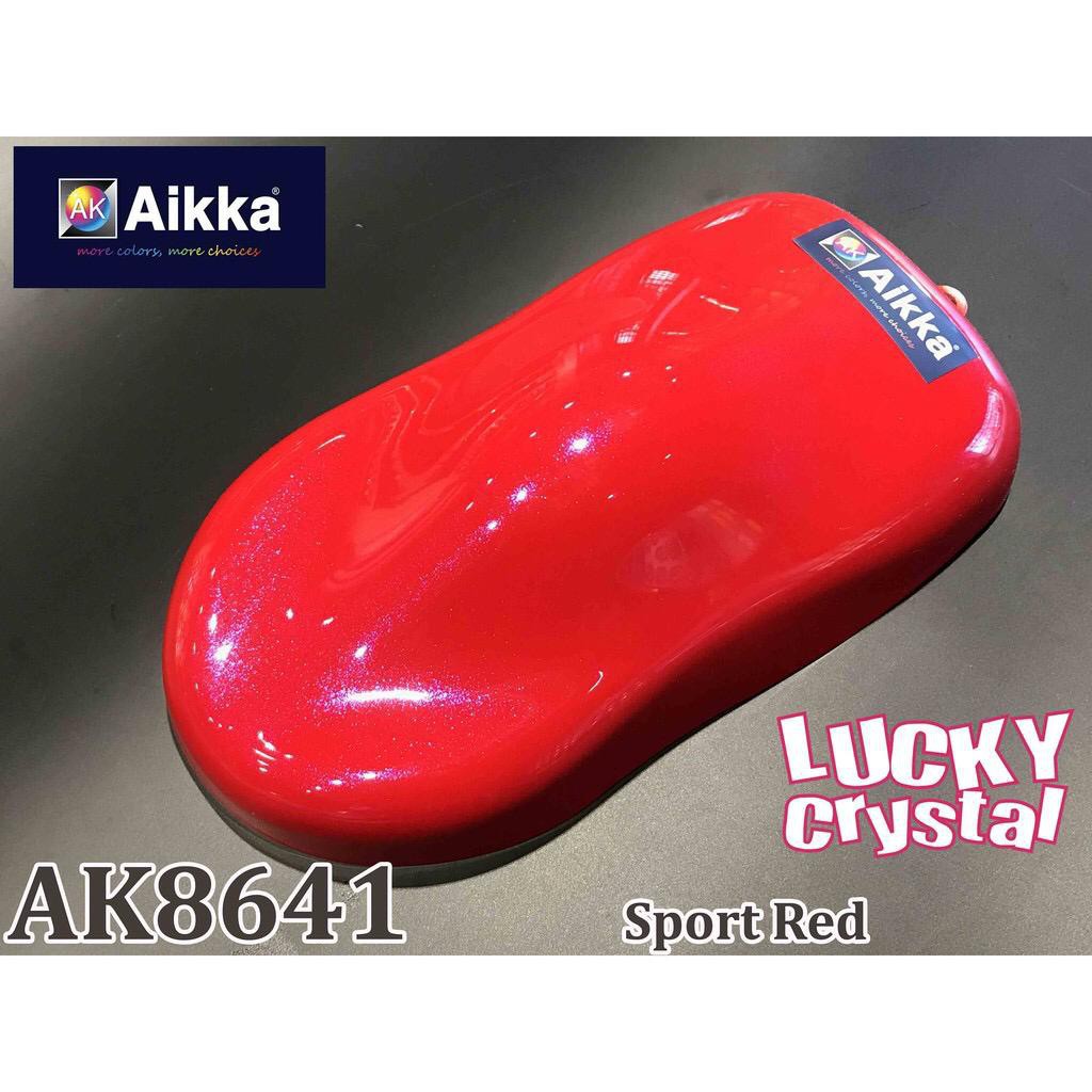 AK 8641 SPORT RED (AIKKA LUCKY CRYSTAL SERIES) 2K AUTOMOTIVE PAINT