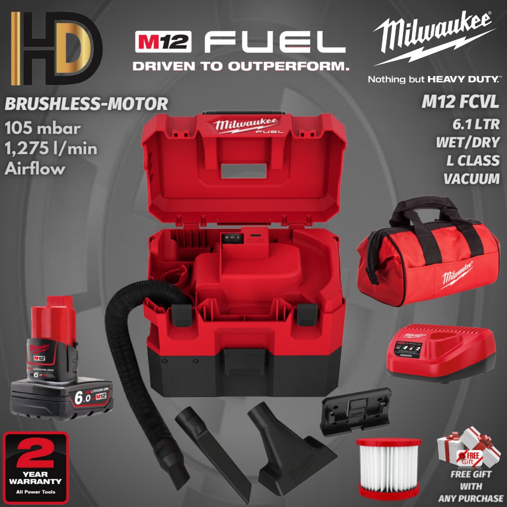 Milwaukee cordless 2024 vacuum m12