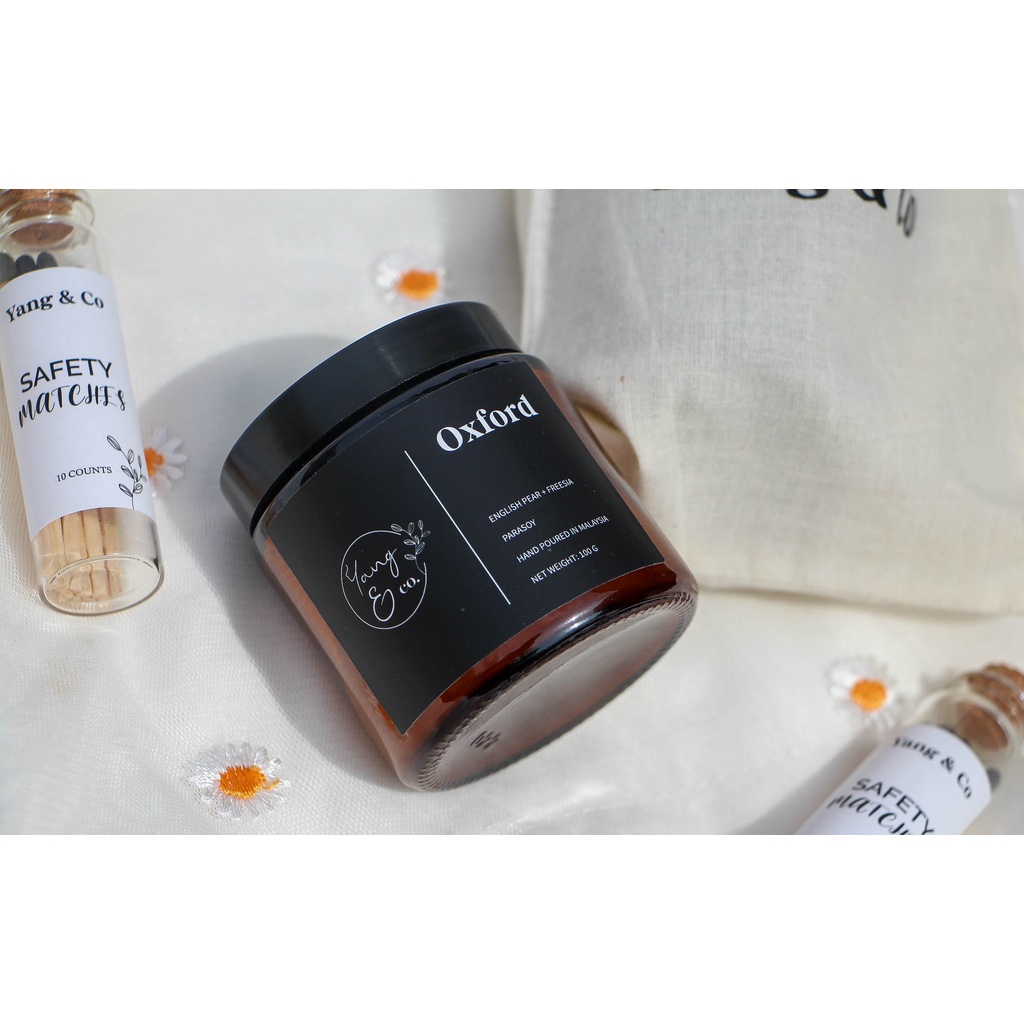 (New Release) Yang & Co Scented Candle English Pear + Freesia