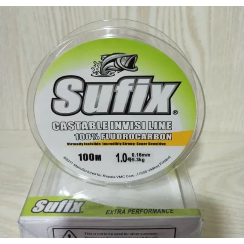 Sufix 100 Fluorocarbon Fishing Line 100m Shopee Malaysia