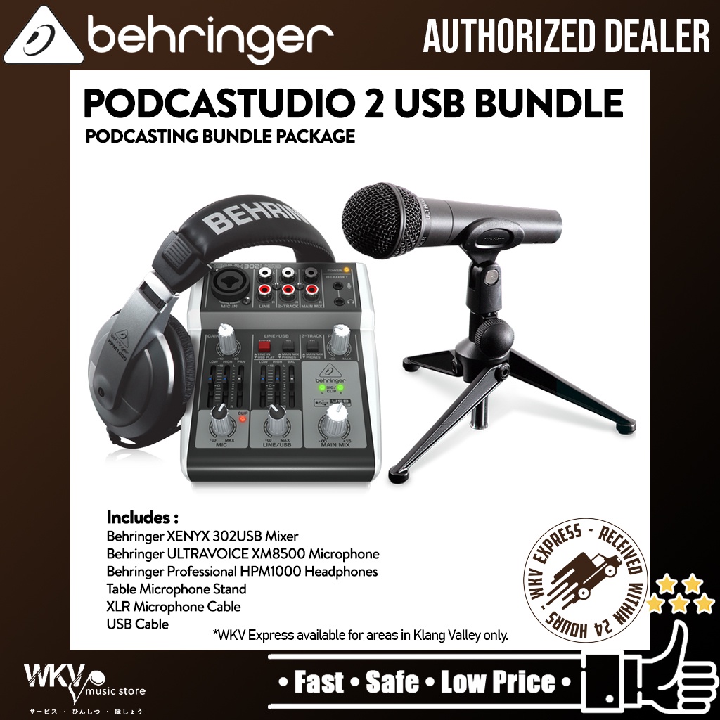 Behringer 302USB ULTRAVOICE XM8500 - 配信機器・PA機器 