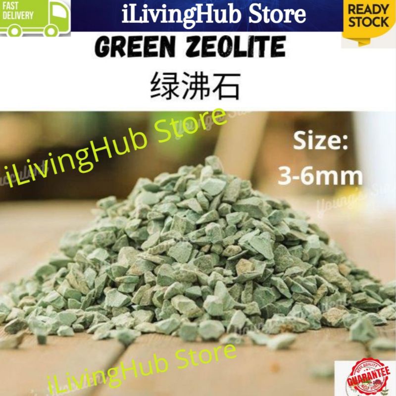 Green Zeolite Stone 1kg Soil Cactus Succulent Garden Aquarium Shopee