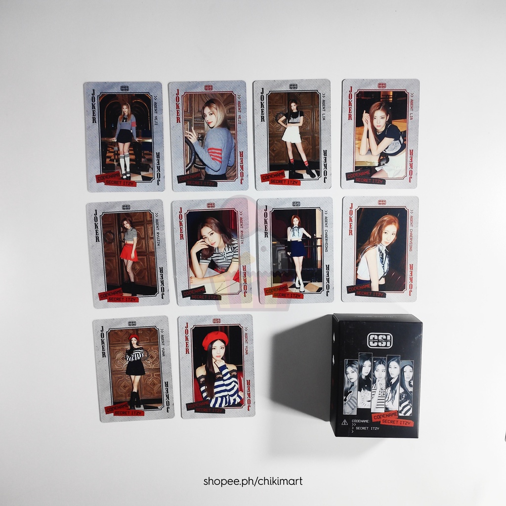 ITZY Codename: Secret Itzy [CSI] Official Playing Card | Shopee Malaysia